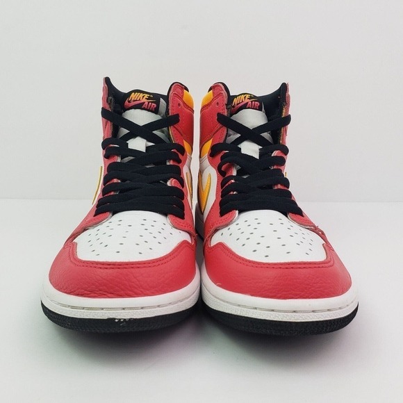 Nike Air Jordan 1 Retro High OG Mens Size 9 Fushion Red White Black Sneaker Shoe main image 8
